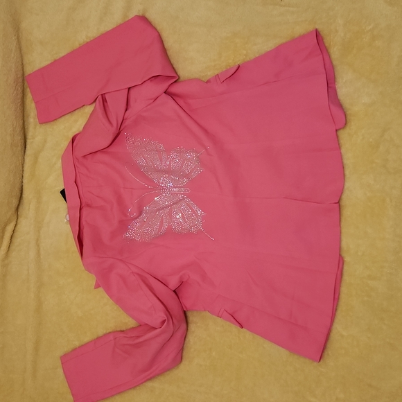 Rachel Rhinestone Butterfly Blazer - Picture 6 of 7